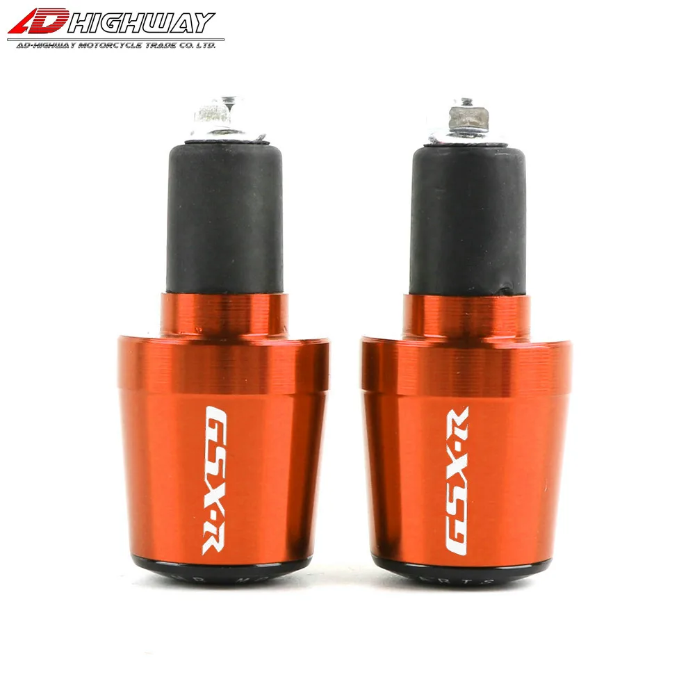

Motorcycle CNC 7/8'' 22MM Handlebar Handle Bar End Grips Cap Weight Plugs Silder For SUZUKI GSXR600 750 1000 GSX250R GSX1300R