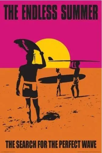 Бесконечный летний фильм шелковая фотография 24x36 дюймов