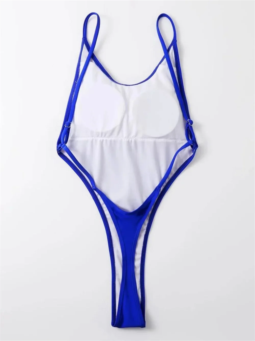 Бикини с открытой спиной и высокими штанинами монокини микро купальник женский