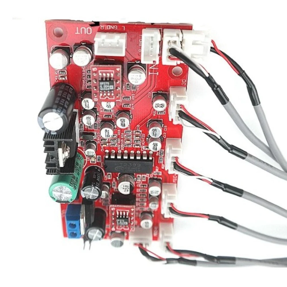 DC 12V 24V PT2399 Плата усилителя звука для цифрового микрофона панель караоке