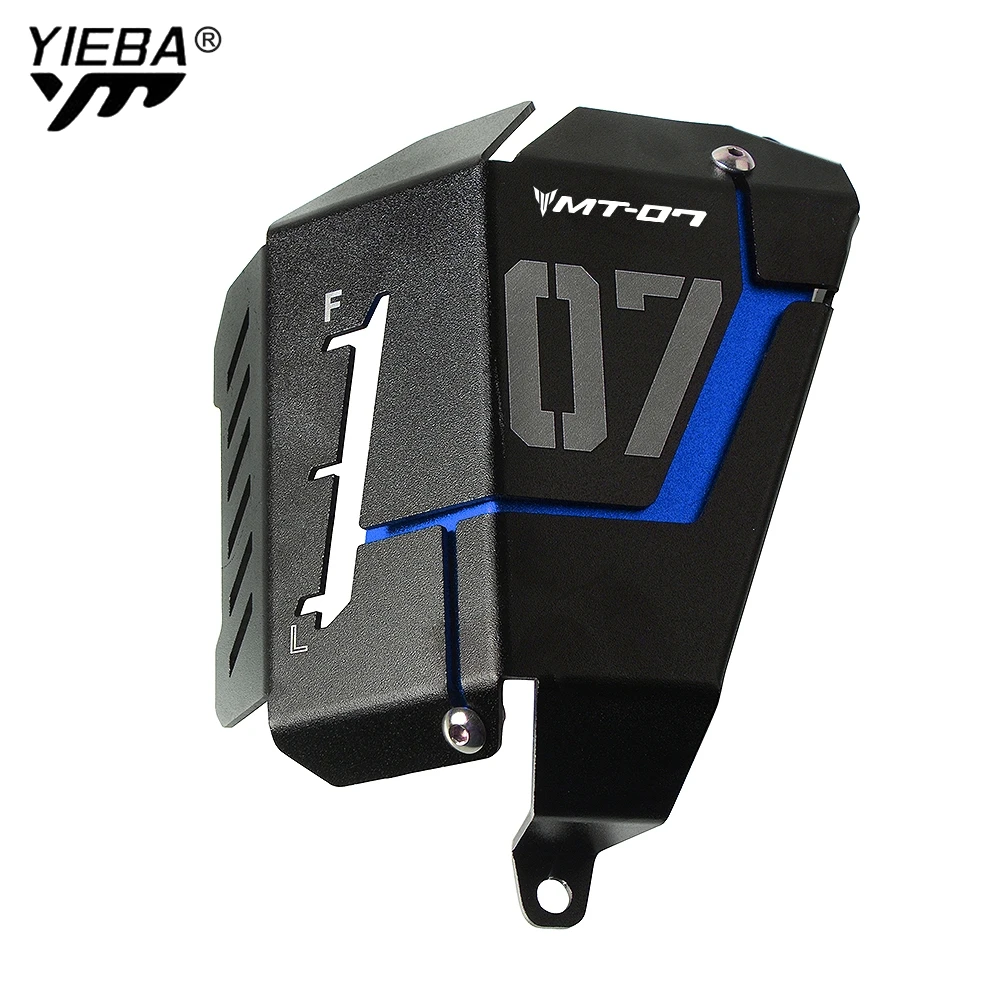 

2014-2023 для YAMAHA MT07 FZ07 MT-07 FZ-07 MT 07, аксессуары для мотоциклов, резервуар для восстановления охлаждающей жидкости, защитный чехол для охладителя