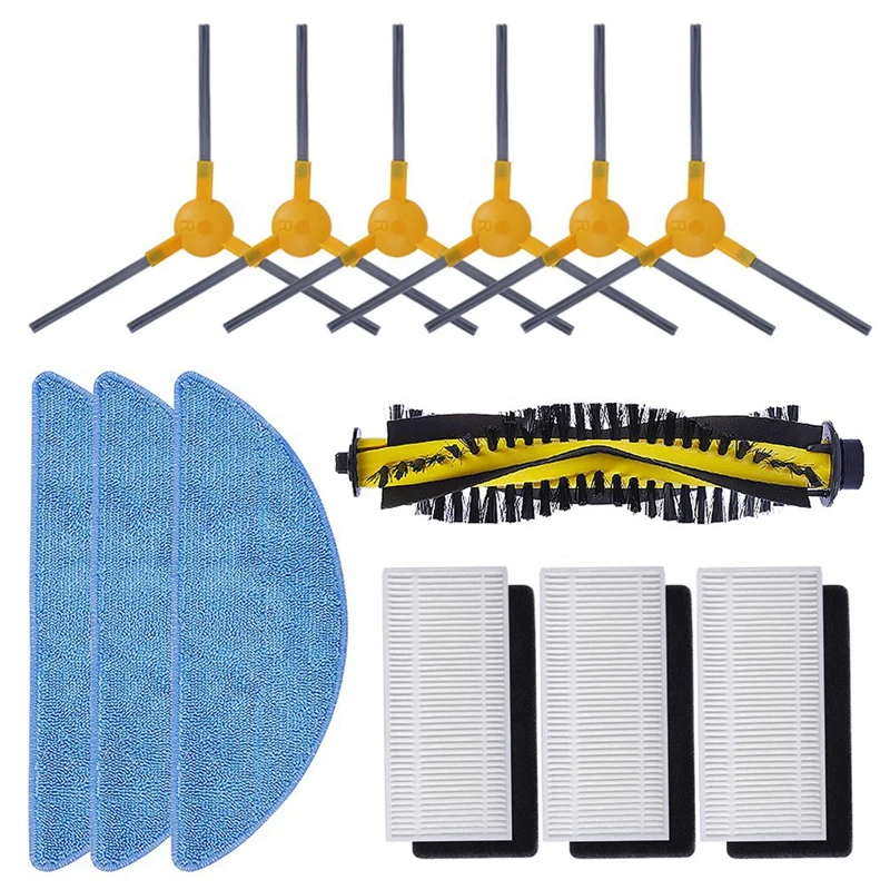 

Replacement Parts Main Brush Side Brush HEPA Filter Compatible For Neatsvor X500 Robot Vacuum Cleaner Accessories