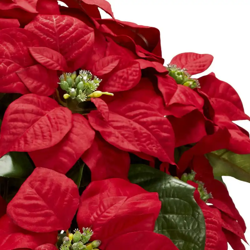

Beautiful Metal Planter Silk Flower Arrangement - Unique Decorative Accent to Brighten Any Home or Office.