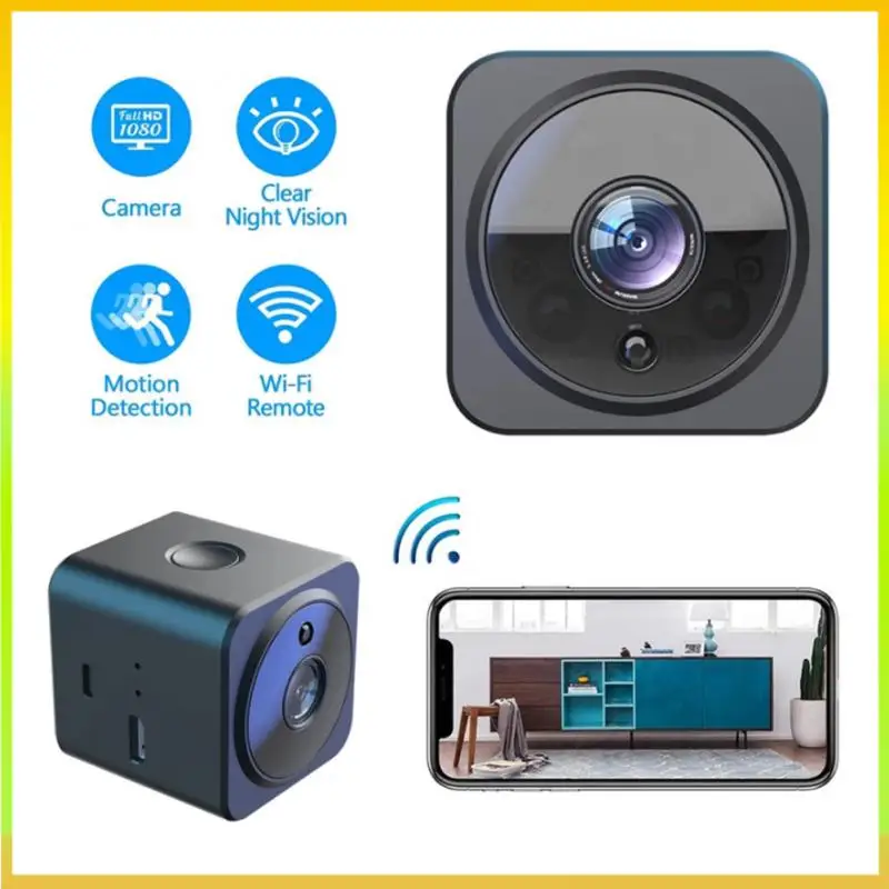 

AS02 Mini Camera Security Protection Micro Video Webcam Baby Monitor APP 1080P HD Voice Wireless Ip Mini Camcorders New 2022