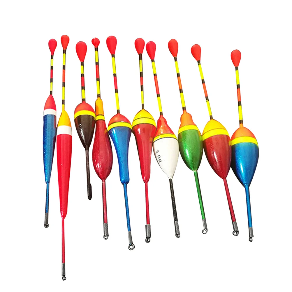

10pcs Fishing Floats Bobbers Crappie Fishing Floaters Thill Floats Bobbers Fishing Floater Bobbers Catfish Bobbers