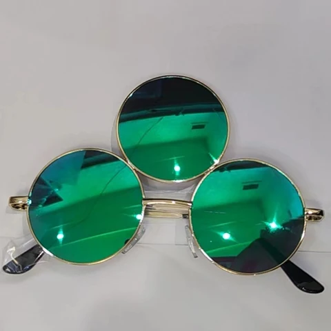 Модные круглые солнцезащитные очки с 3 глазами для мужчин и женщин, сторонние линзы, вечерние ческие Винтажные Солнцезащитные очки для женщин, очки с защитой UV400