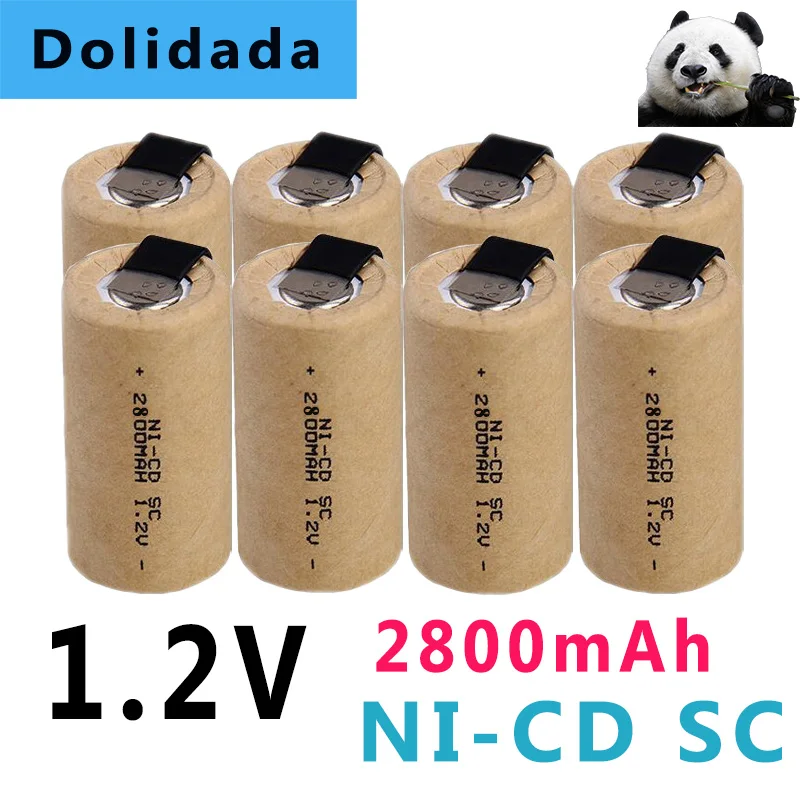 

Качественный аккумулятор SC 2800 мАч 1,2 в NI-CD перезаряжаемые батареи для makita bosch B Hitachi metabo dewalt для электрической отвертки