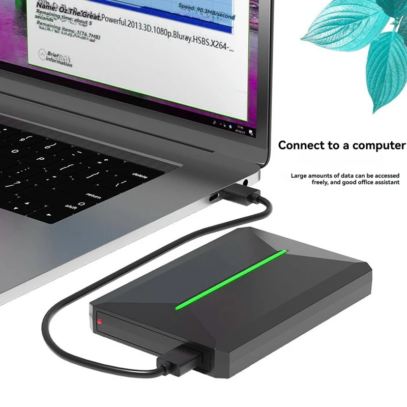 USB 3.1 SATA 2 5-дюймовый SSD-футляр Laptap Внешний SSD/HDD-футляр для Windows/Mas Os/Linux