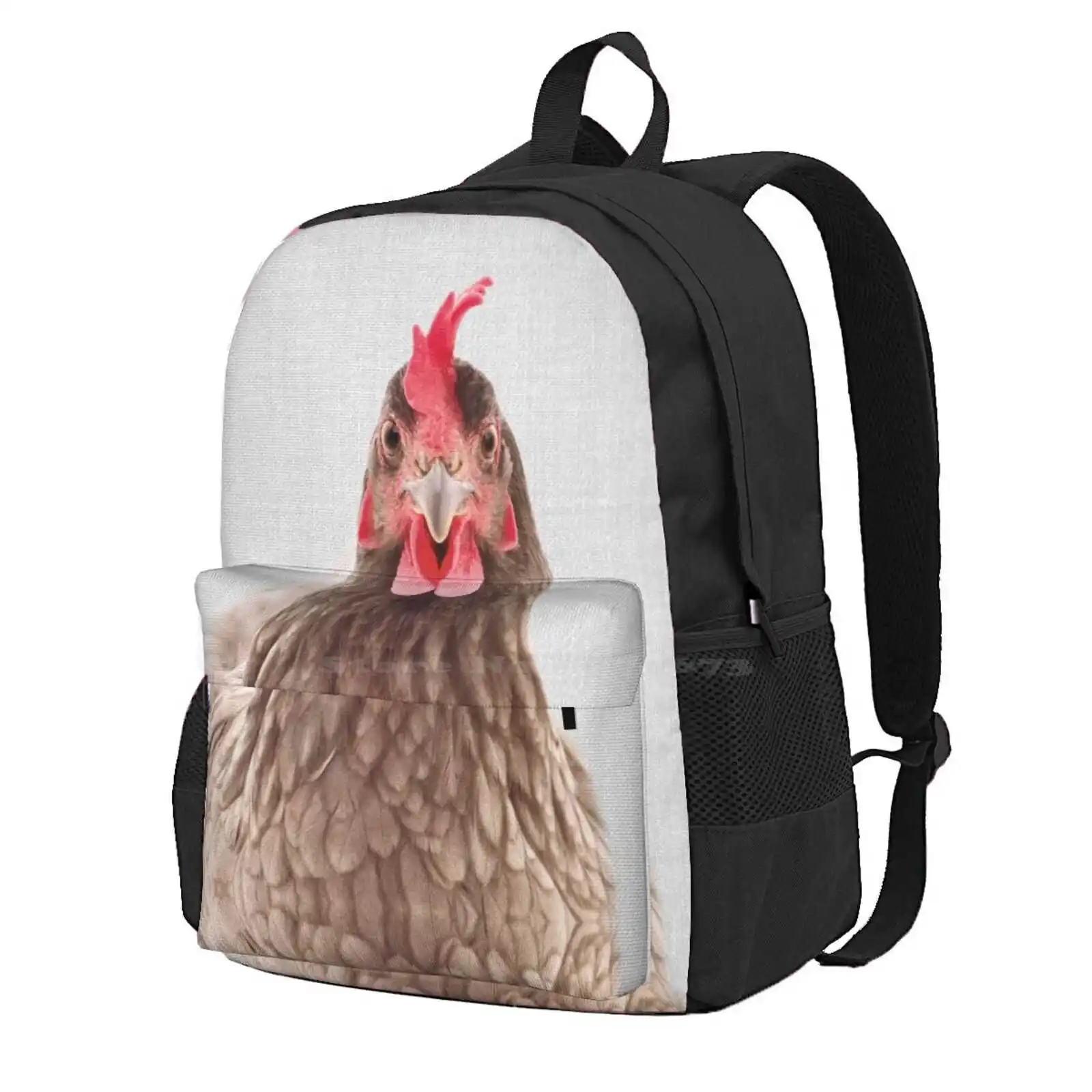 Цветной рюкзак с рисунком курицы горячая Распродажа модные сумки животные Peekaboo