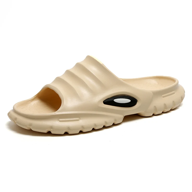 

YZY Slides In Orange Slip On Breathable Summer Sandals Fish Mouth Summer Slippers For Men Women