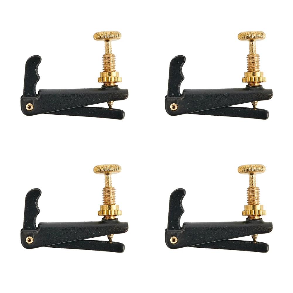 

Fine Tuner Violin Fine Tuner For 4/4 3/4 Violins Metal String Adjuster Tuners Violin Violin Fine Tuner 4 Pcs New