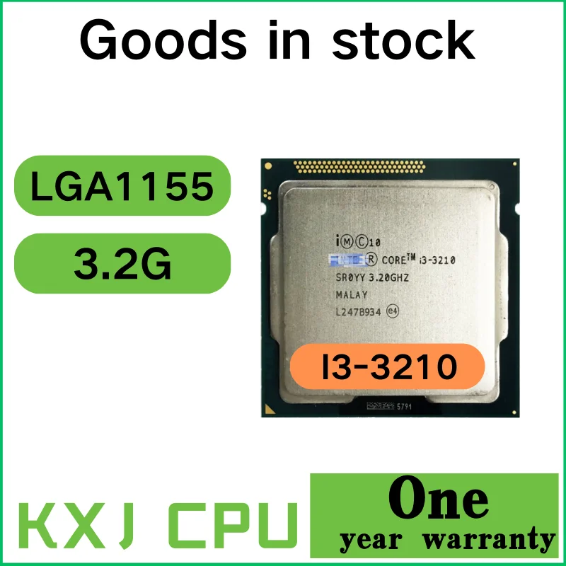 

Intel Core i3-3210 i3 3210 3.2 GHz Used Dual-Core CPU Processor 3M 55W LGA 1155