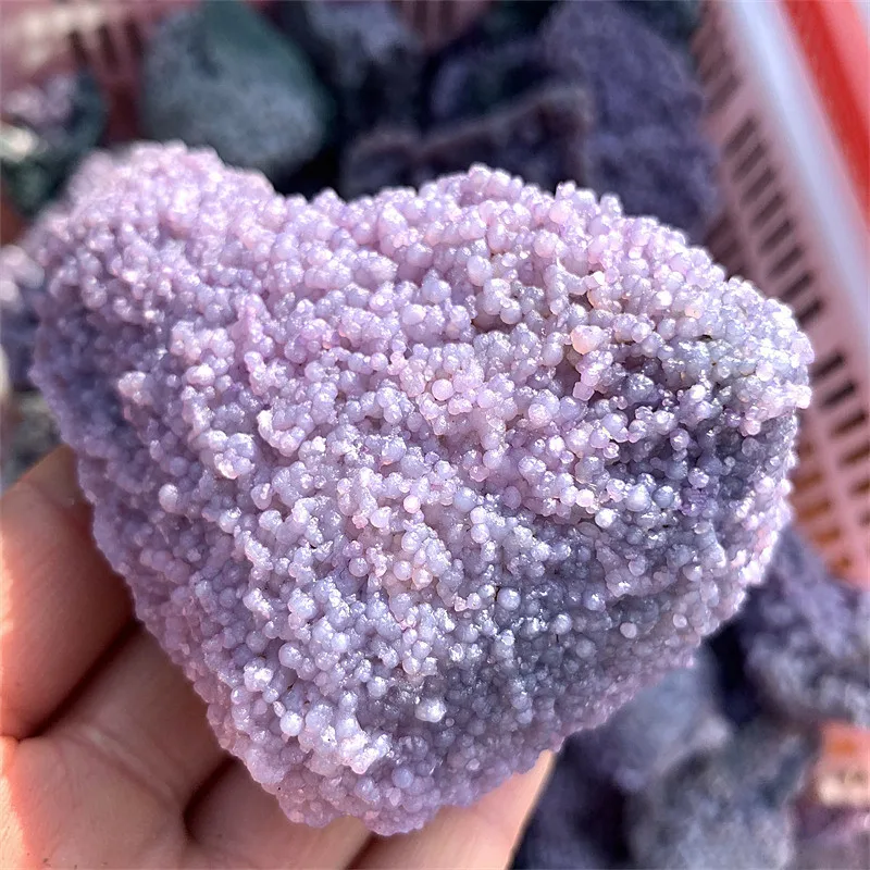 Натуральные кварцевые камни камень-сырец фиолетовый виноград агат кластеры