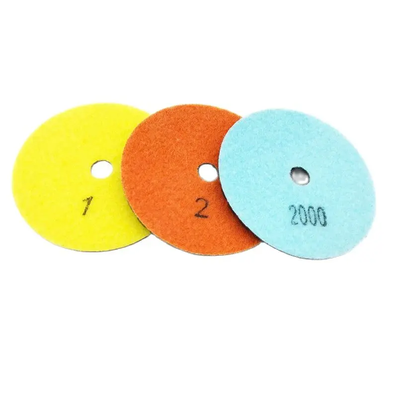 3 шт./набор алмазные накладки для полировки 4 дюйма 100 мм