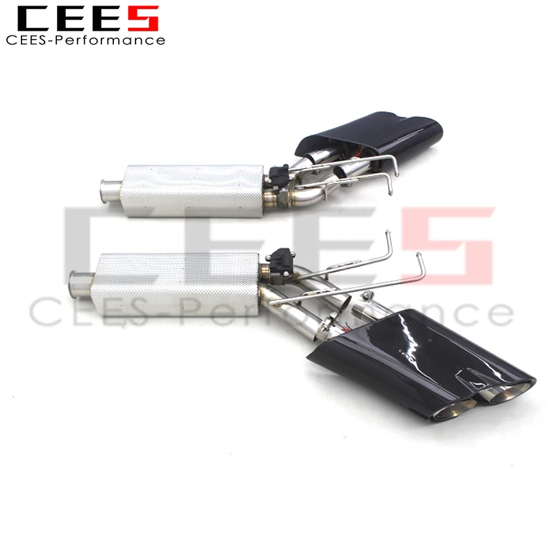 Фото Выхлопная система CEES из нержавеющей стали для Mercedes-Benz G500/G550 W463A/W464 с LED-наконечниками №3
