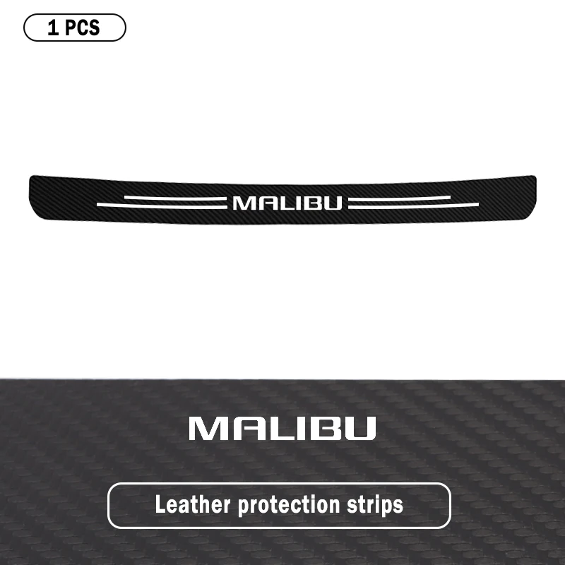 

Углеродное волокно, защитные наклейки на задний багажник автомобиля, бампер для Chevrolet Malibu, накладка на порог багажника, защитная пластина, наклейка против царапин