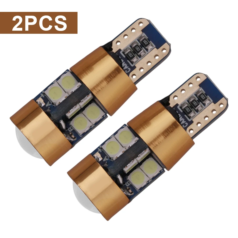 

1/2Pcs LED Signal Light W5W LED T10 Led Canbus 168 194 LED Bulb Car Side Marker Light License Plate Lamp Orange 12V