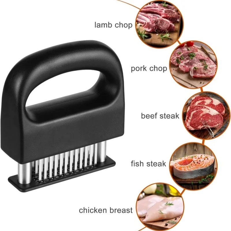 Роскошные 48-лезвийные иглы для размягчения мяса кухонный инструмент