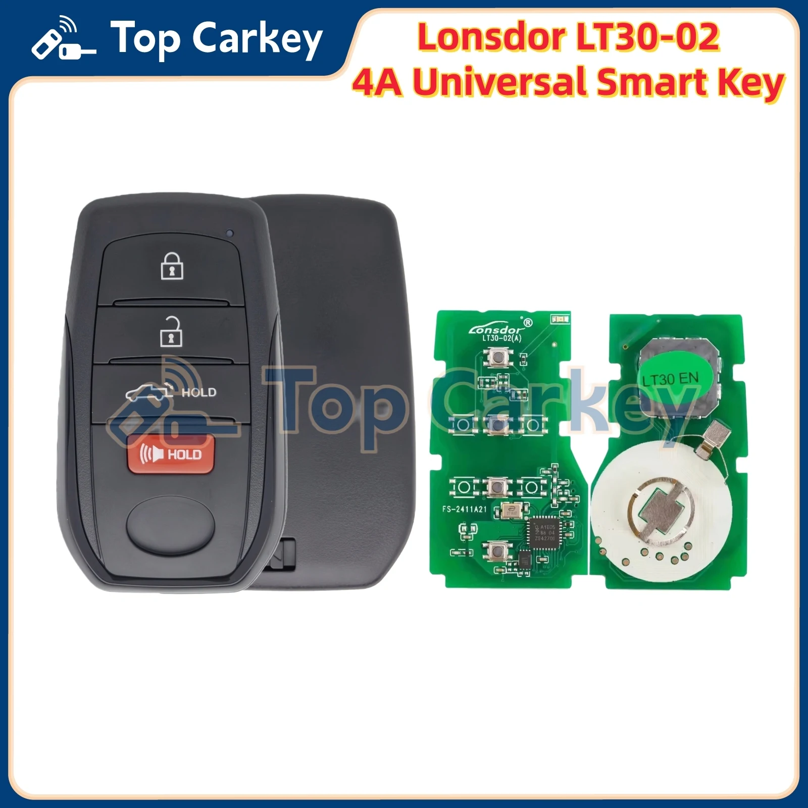 

Универсальный смарт-ключ Lonsdor LT30 LT30-02 4A для Toyota Camry Sienna Corolla Cross Yaris Levin, поддержка 2000 2561 0110 1320 2550