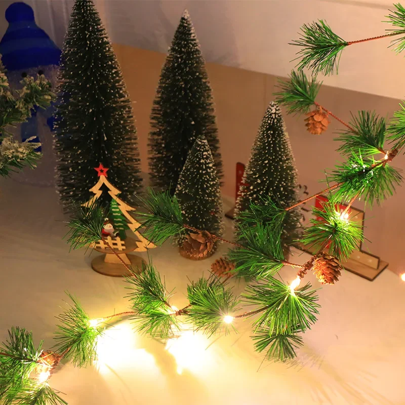 Рождественская сосновая гирлянда с украшениями 6 56 футов Сосновая 30