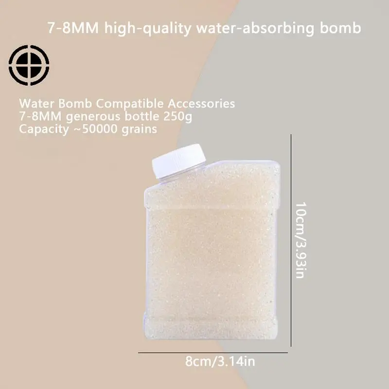 

50000 Pcs Colorful Water Beads Kids Water Toys Water Bead Growth Water Ball Crystal Mud Soil Grow Magic Jelly For Vase Wedding
