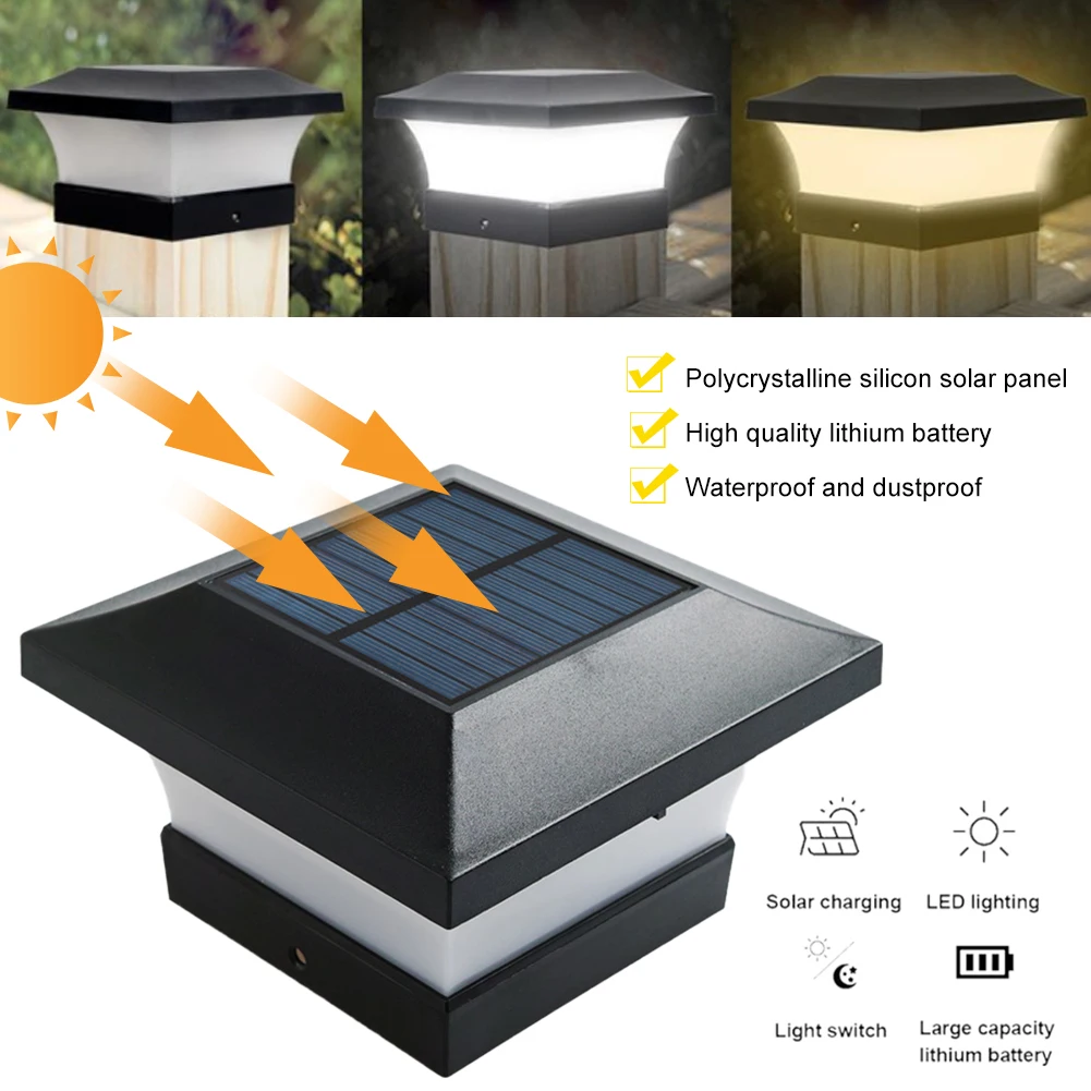 

Light Deck Cap Fence Landscape Lamp Light Waterproof Landscape Lamp for Garden Decoration