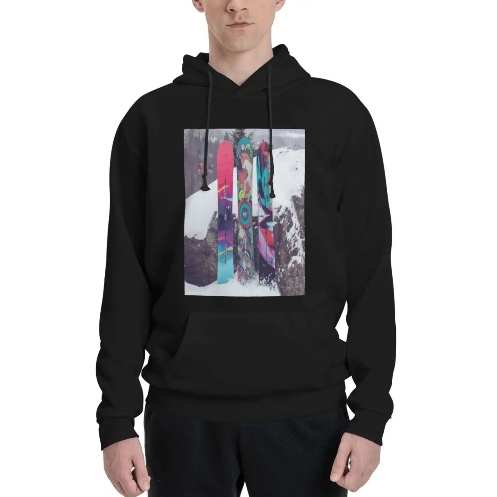 

Snowboard Brand 3578 Hooded Sweatshirts Male Sweatshirt Hoodie Oversize Pullover Gothic Clothes Men's Mantle Clothes Men Anime