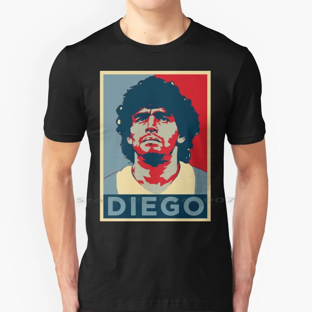 Постер Диего Марадона футболка из 100% хлопка футбольный АФА не плачь о меня