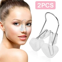 2pcs nose up clip nose shaper lifting shaping orthotics clip beauty nose soft silicone straightening nose clip corrector tool