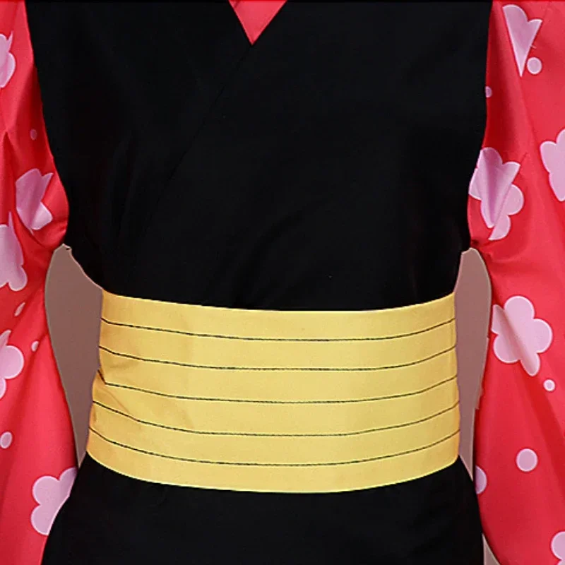 Wat22 аниме Макомо костюмы для косплея Kimetsu No Yaiba Sabito парик кимоно комплект одежды