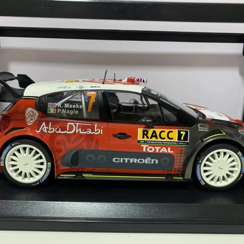 

1:18 Citroen C3 WRC racing car High Simulation Diecast Car Metal Alloy Model Car Toys for Children Gift Collection