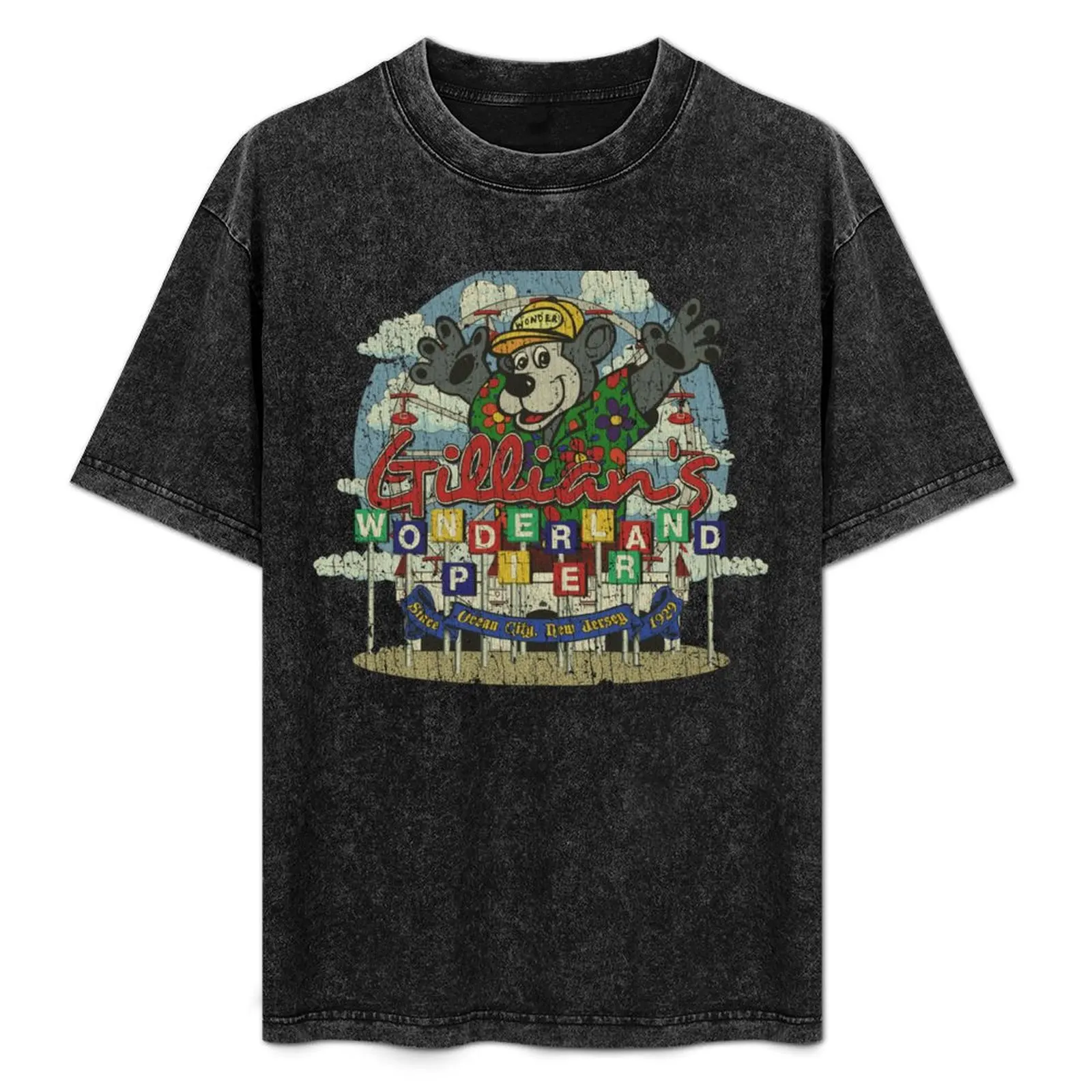 Футболка Gillian's Wonderland Pier 1929 одежда в стиле аниме быстросохнущая рубашка