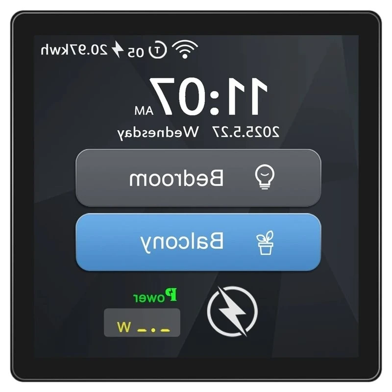Фото Оптовая партия: Умный сенсорный выключатель Zigbee 3.0 для умного дома с дистанционным управлением через приложение Tuya, 4-дюймовый, с быстрой зарядкой Type-C 30W №5