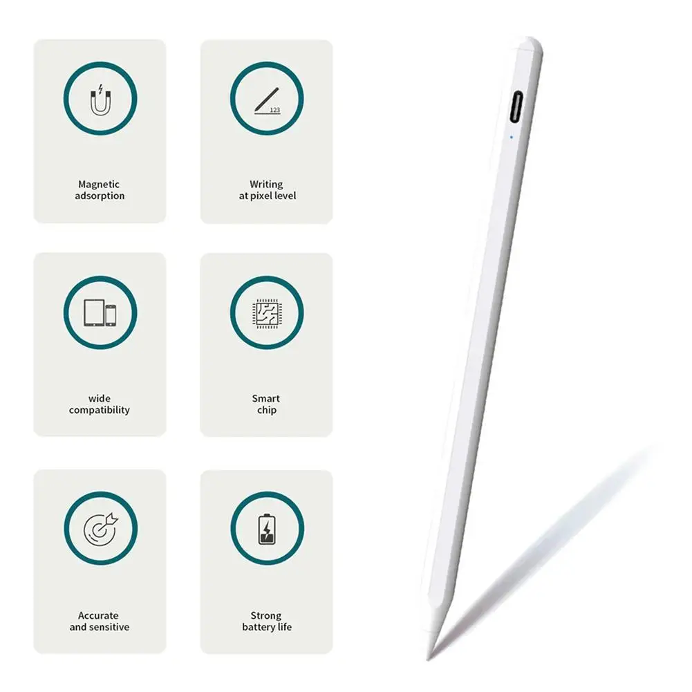 

Универсальный стилус для IPad Apple карандаш для Android IOS Windows сенсорная ручка для Huawei Samsung Xiaomi планшетный карандаш