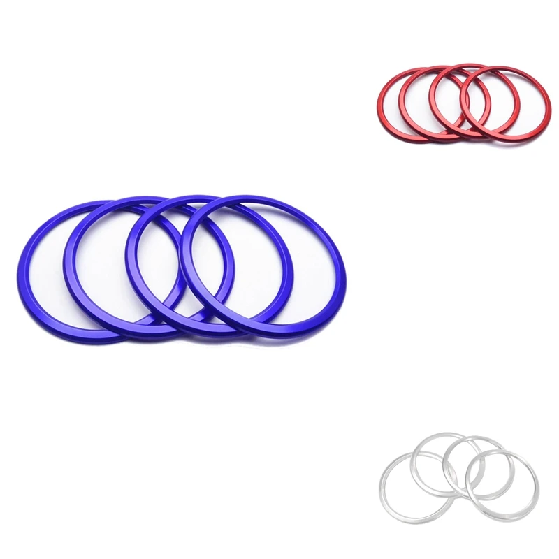 

For Camaro Accessories AC Knobs Air Conditioner Outlet Vent Trim For 2017+ Chevrolet Camaro, Aluminum, 4Pcs