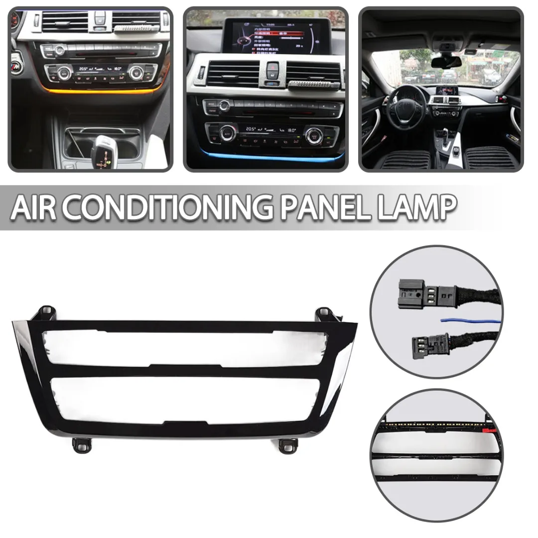 

1 шт. Автомобильная центральная консоль, радио, отделсветильник, светодиодный льная Светодиодная панель, центральная консоль, панель переменного тока, светильник ка для BMW 3 F30 LCI