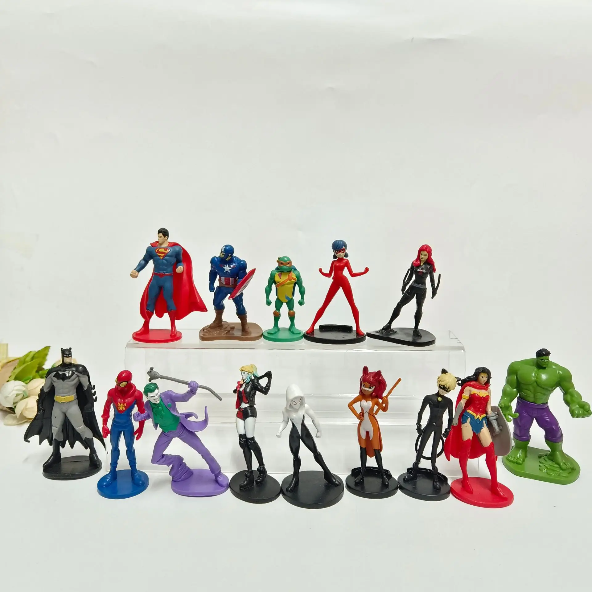 

Фигурки героев мультфильма Marvel «мстители», «Капитан Америка», «Железный человек», «черная вдова», «Муравей», ПВХ, аниме, игрушки, подарок дл...