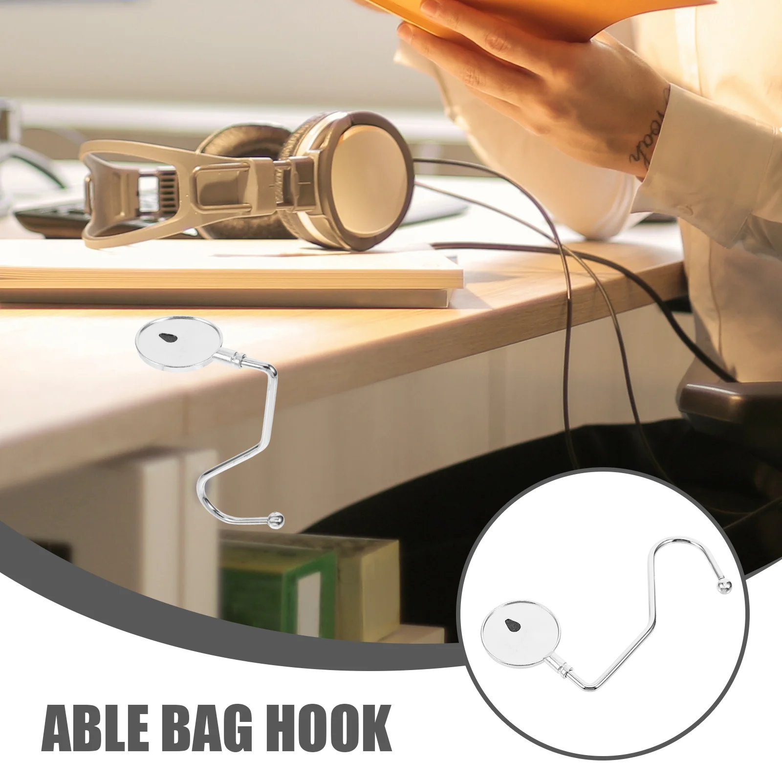 10 шт. противоскользящие офисные вешалки для камина кошелек стола алюминиевый