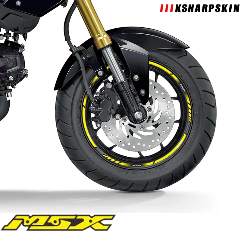 Внутреннее кольцо для мотоциклетной шины, светоотражающие разноцветные водонепроницаемые наклейки для HONDA MSX 125 Grom 125 2022 RIM