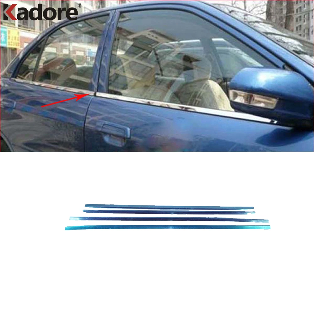 

Для Mazda 3 M3 2005 2006 2007 2008 2009 2010 нержавеющая сталь автомобильная оконная отделка рамка литье Крышка стикер внешние аксессуары