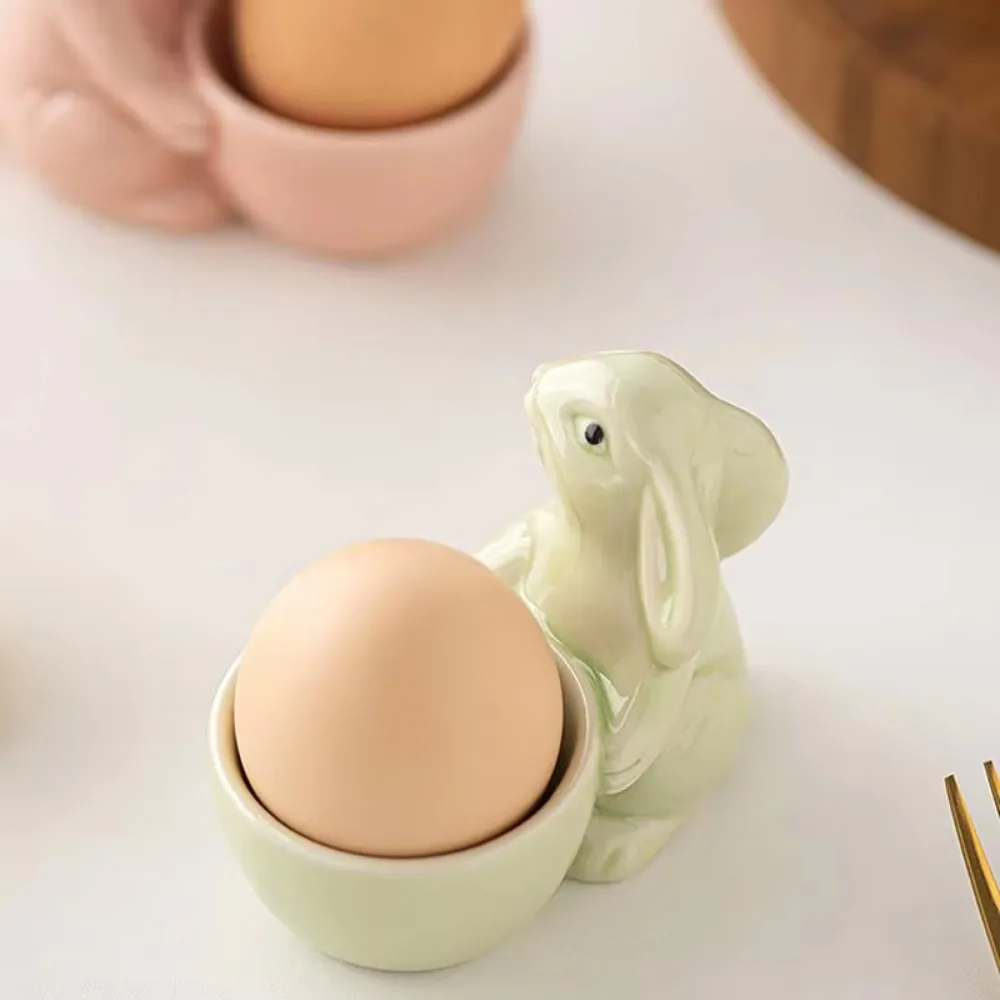 Забавный милый кролик держатель для яиц мультяшный декоративный пасхальный