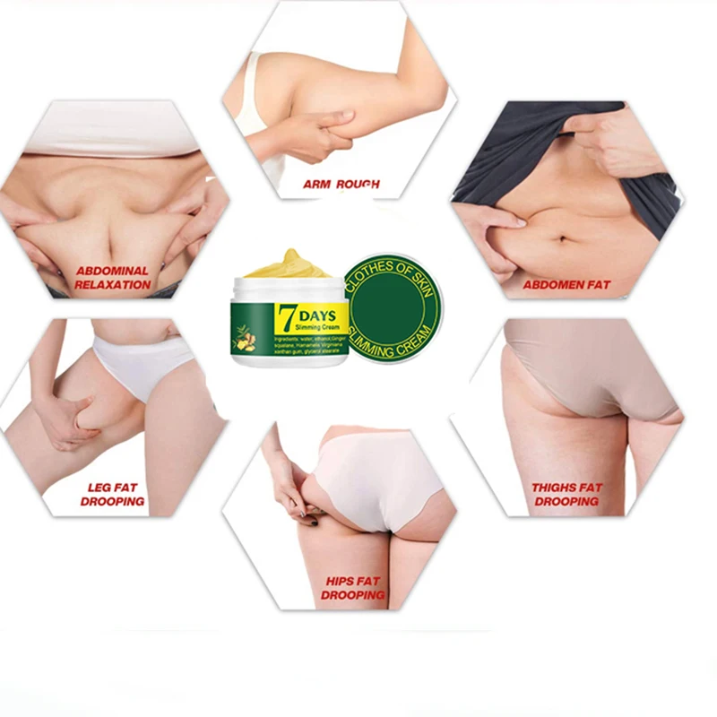 

Крем для сжигания жира 7 дней, эмульсия для похудения и тела, крем для снижения жира, крем для массажа (30 г/50 г)