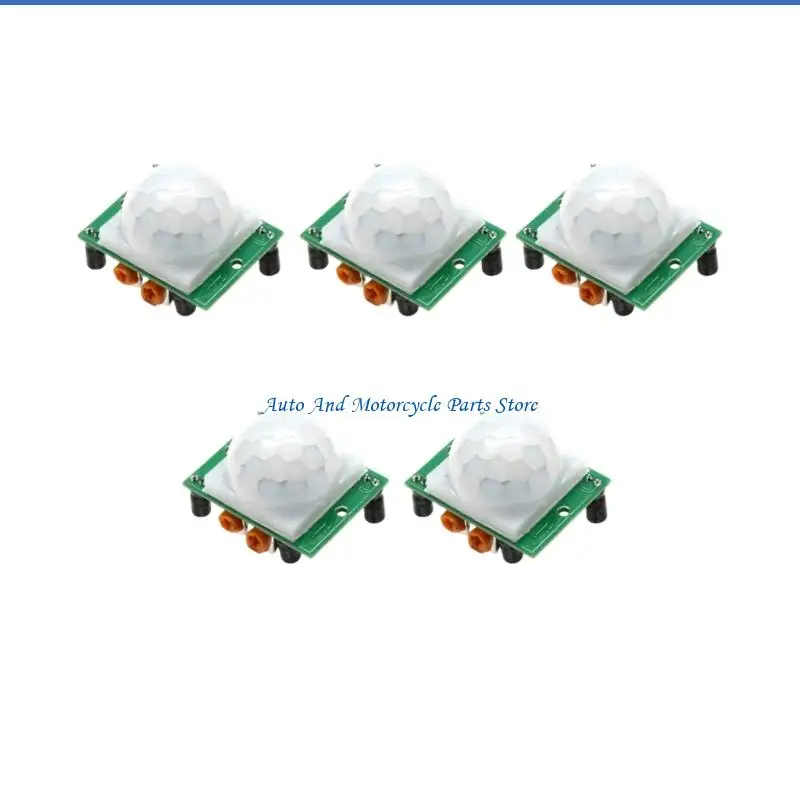 Фото P9FD 5PCS HC SR501 Модуль датчика движения с низким энергопотреблением для систем сигнализации №5