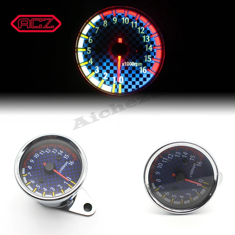 

ACZ Universal Motorcycle Parts for EFI Motorcycle 12V 16000RPM Scooter Tachometer Gauge