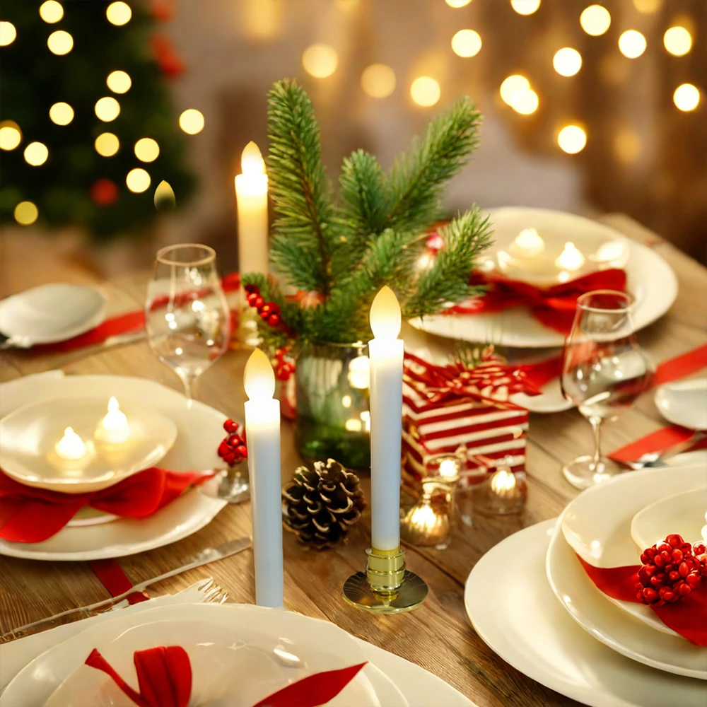 6 шт. светодиодная Электронная свеча 17 см