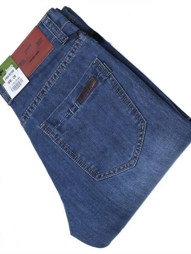 Open-Seat Pants Spring and Autumn New Stretch Jeans Men's Straight Loose Field Dating Field Invisible Zipper Open-Crotch Pants