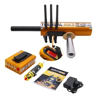 the real aks long range golden gold detector with 6 antennas plastic case for gold silver filter