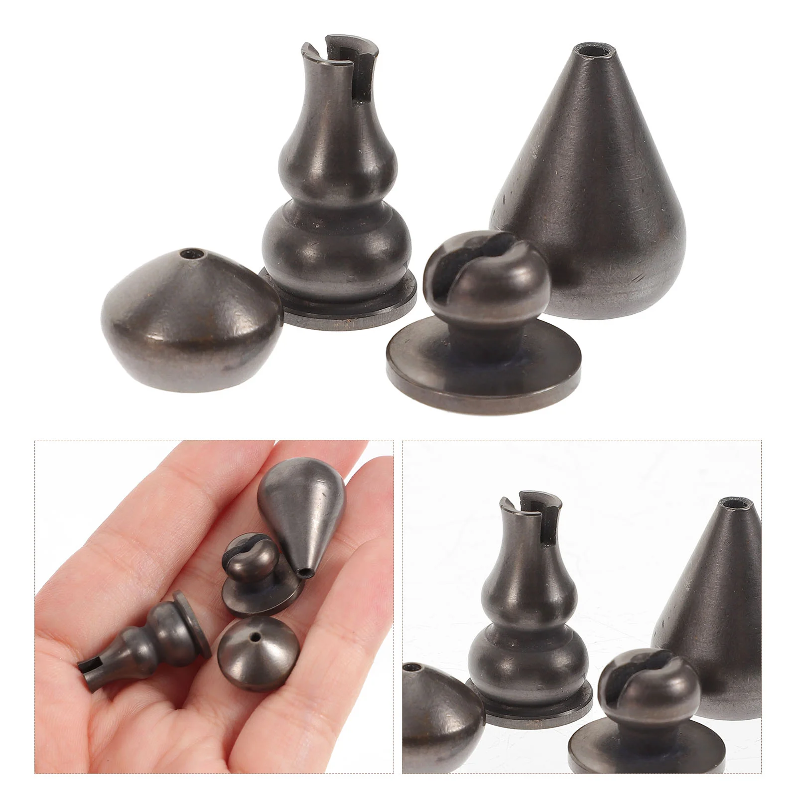 

4pcs Decorative Useful Sturdy Copper Holder Practical Holder For