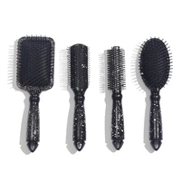 retro marble hair scalp massage comb airbag hairbrush women wet curly detangle hair brush for salon hairdressing styling tools