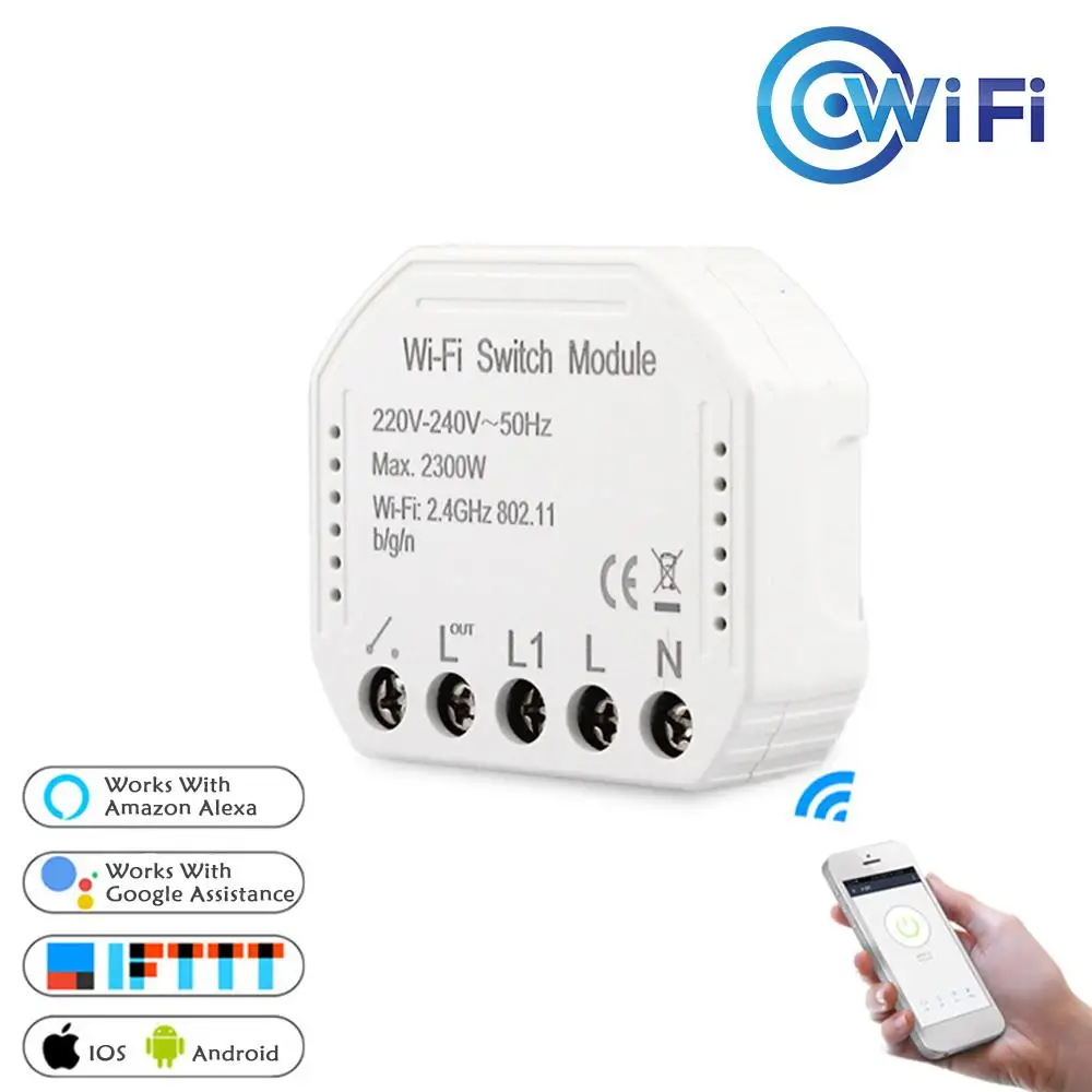 Фото Умный выключатель с поддержкой Wi-Fi, умная настенная сенсорная подсветка №2